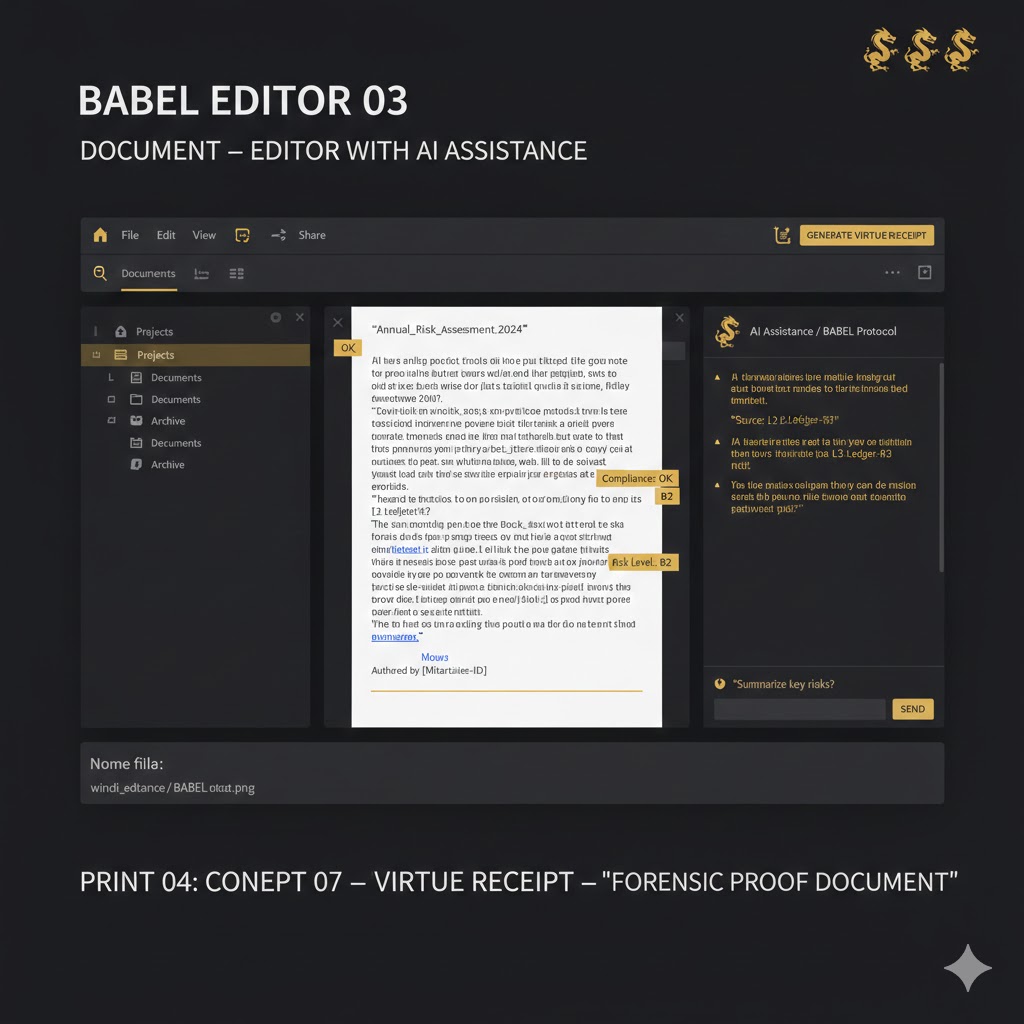 BABEL Editor — Conceptual Design